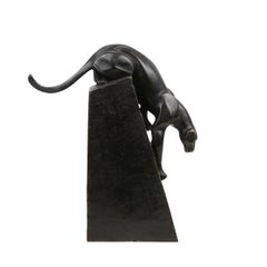 Panther Bronze Sculpture