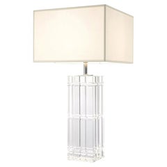 Lampe de table en cristal