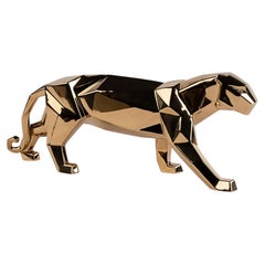 Panther Gold Sculpture