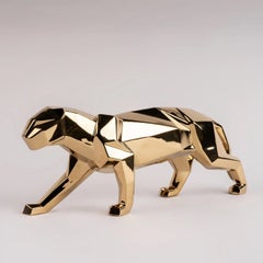 Panther Gold Sculpture
