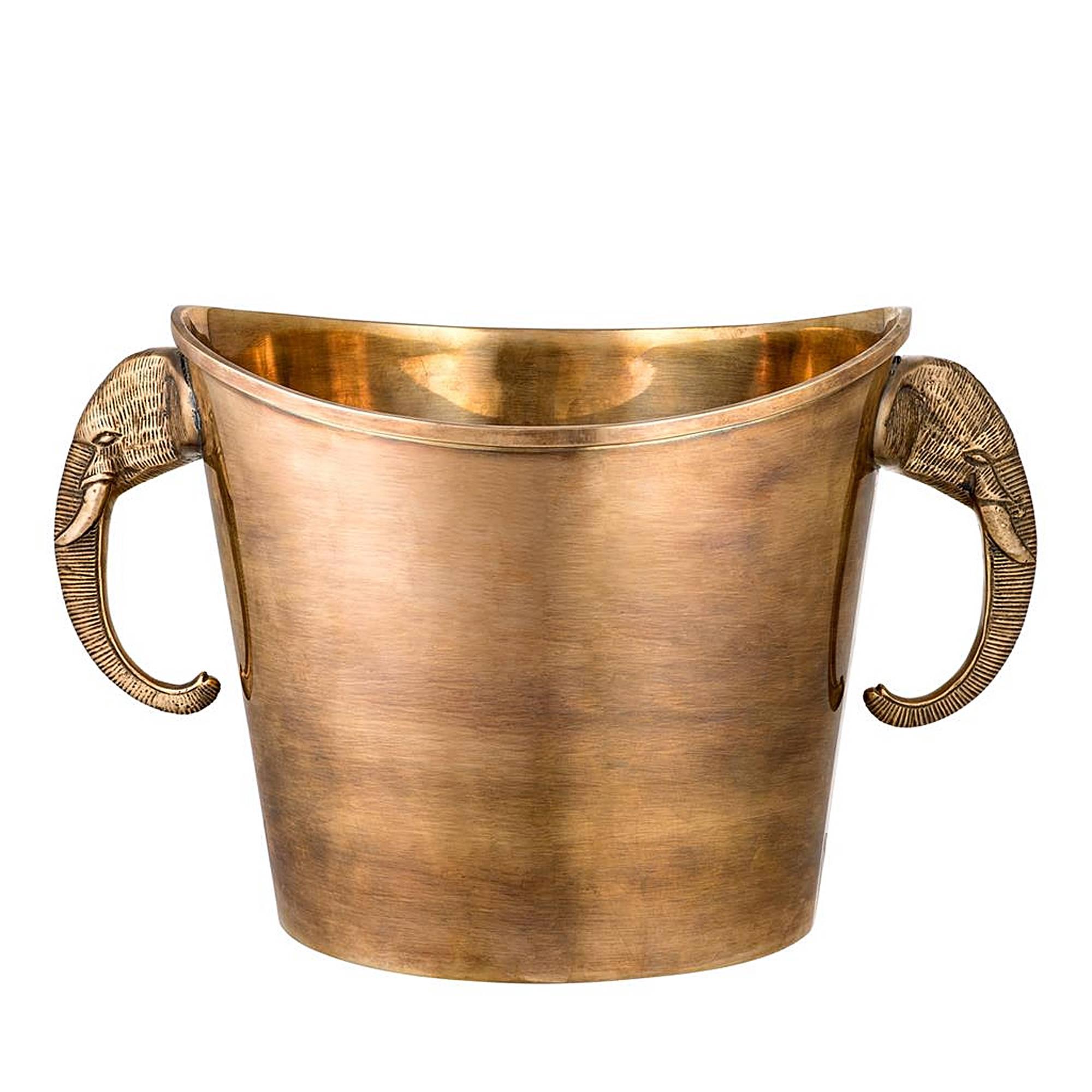 India Classic Wine Cooler in Vintage Brass or Nickel Finish
