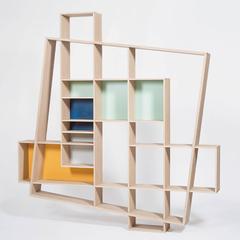 Tilted Wall Shelve in Solid French Oak