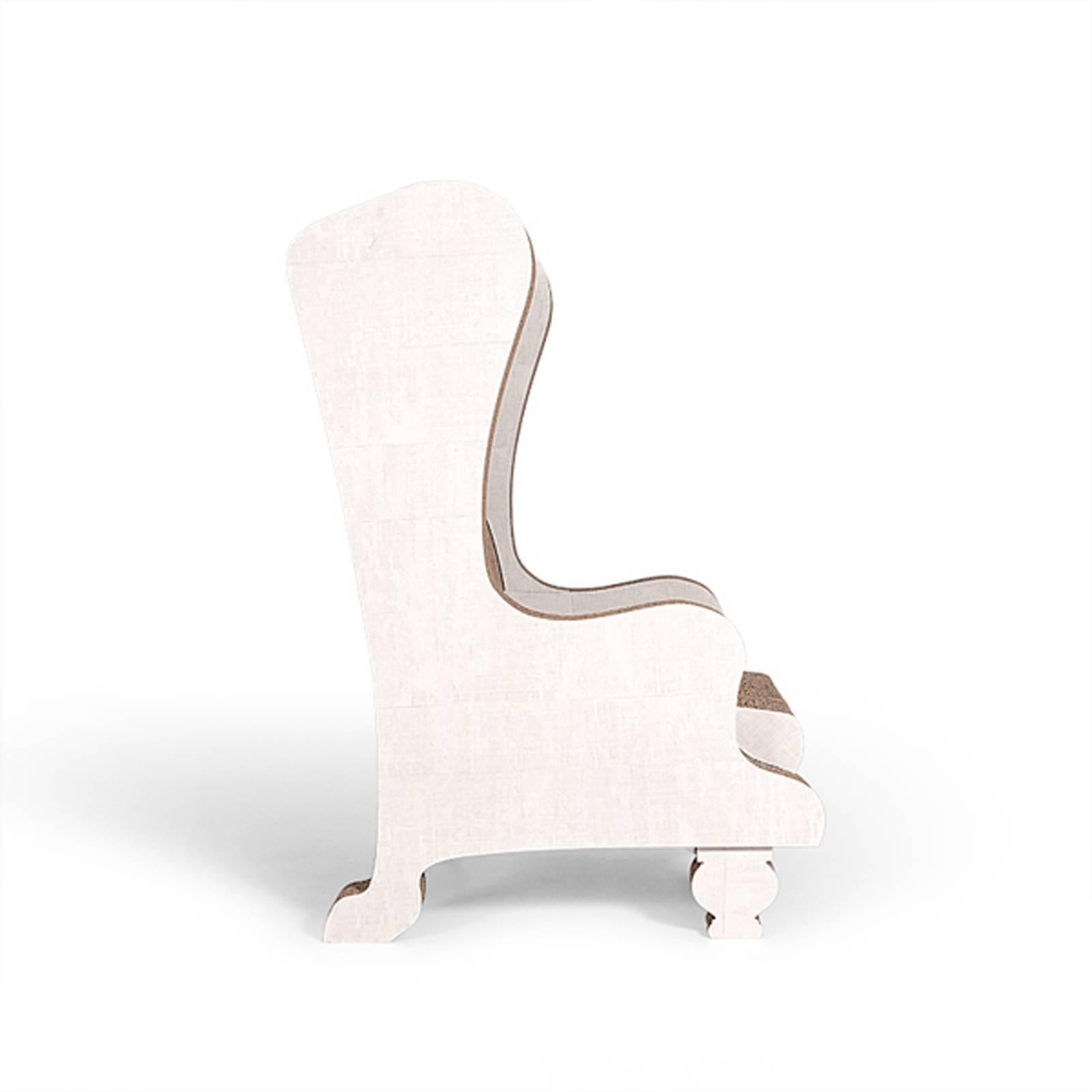 cardboard throne chair