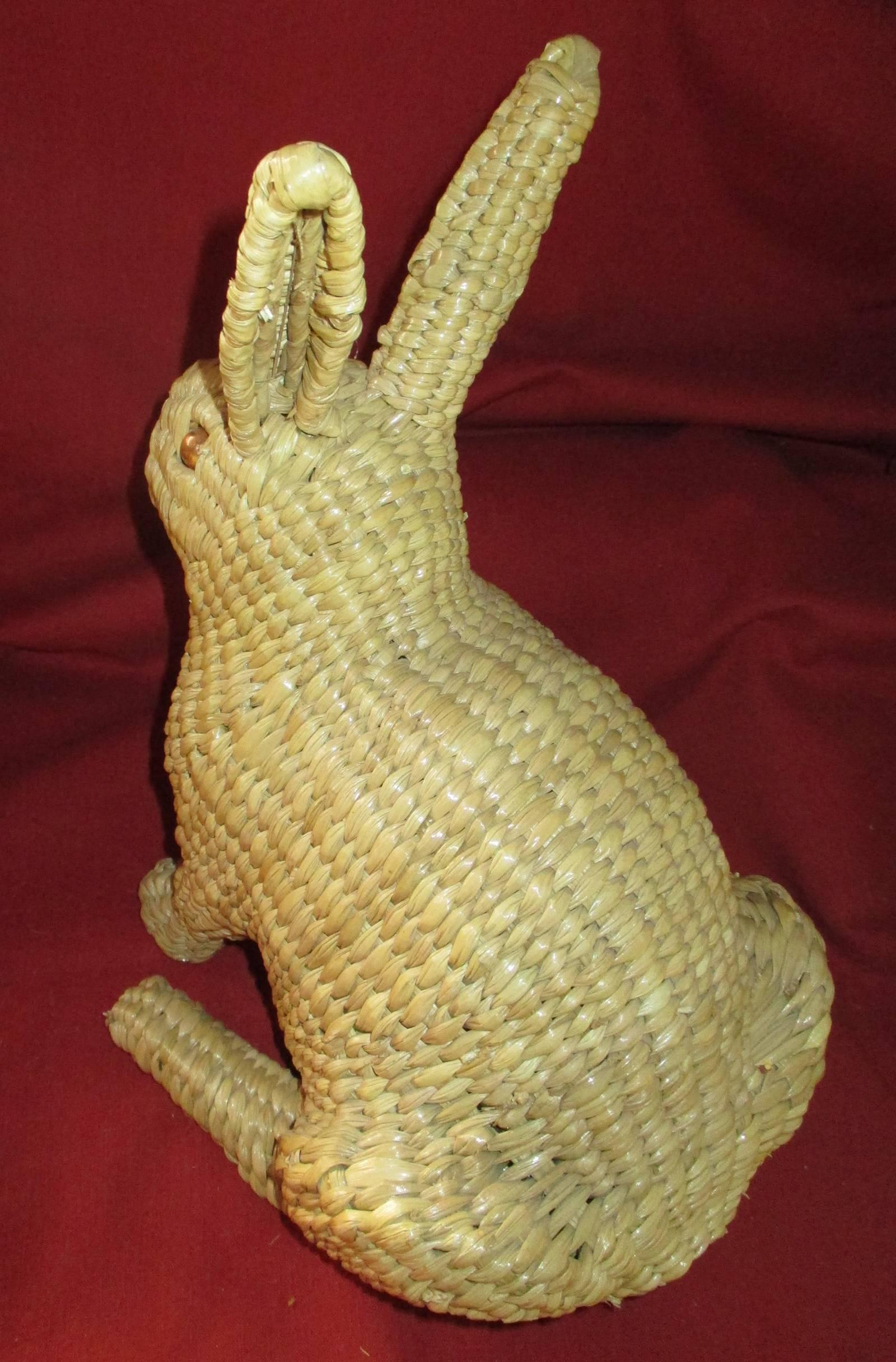 Mid-Century Modern Mario Lopez Torres, Chuspata Rabbit Figure, Tzumindi, Michoacan, 1974, Mexico For Sale