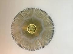 Exceptional Sunburst Wall-Mounted Sculpture by Curtis Jere