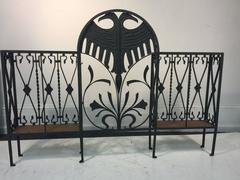 Dramatic Iron Hall Tree or Umbrella Stand in the Manner of Diederich