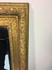 Antique 19th Century French Wall Mirror with Beautiful Ornate Frame