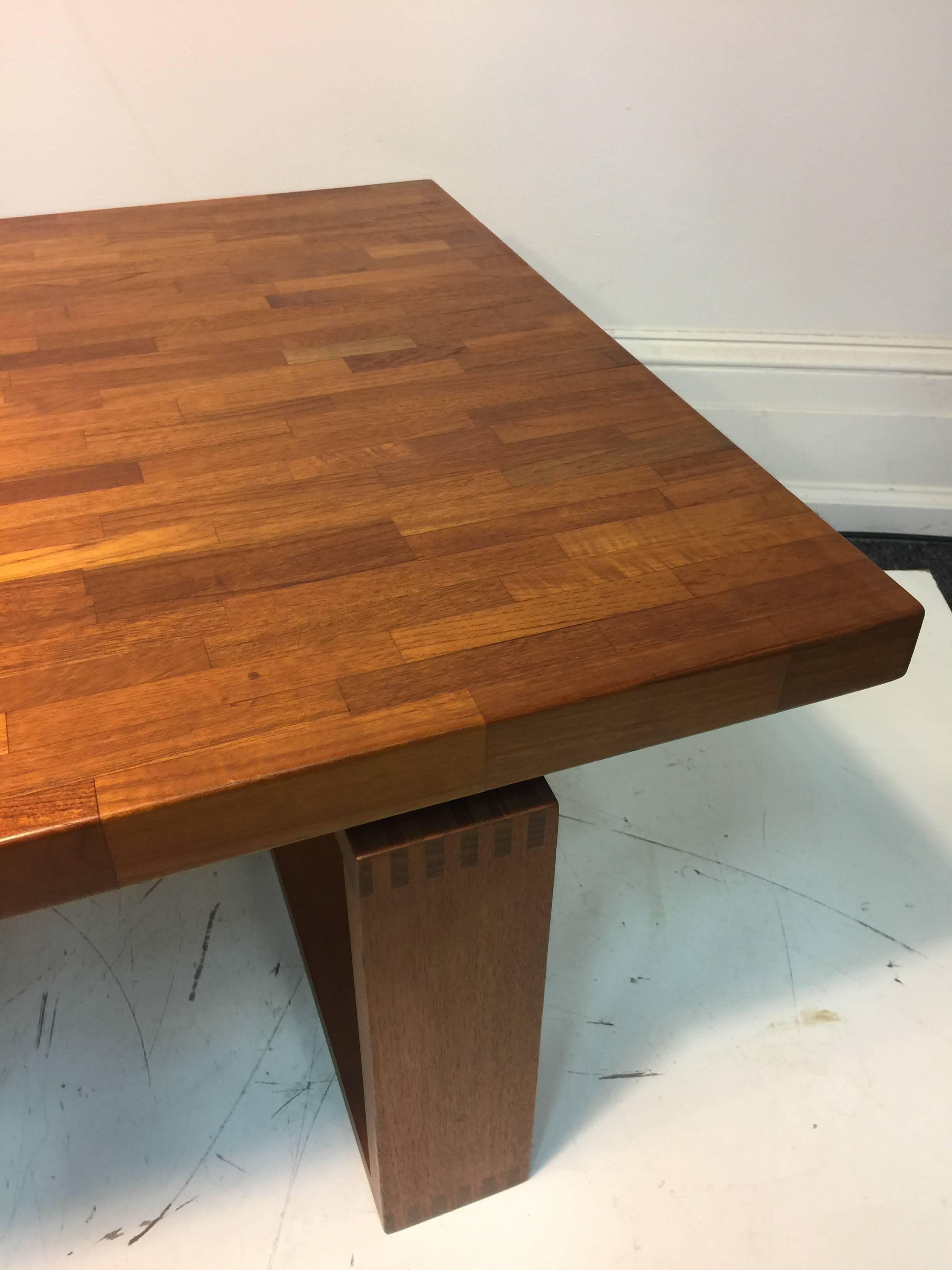 Scandinavian Modern Bench or Coffee Table in the Manner of Torbjorn Afdal In Good Condition For Sale In Mount Penn, PA