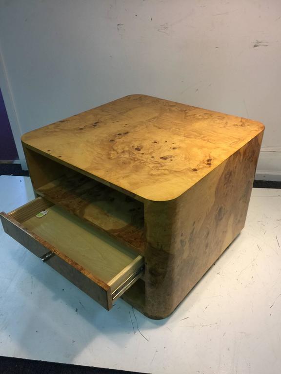 Fabulous Burl Wood Coffee Table or Center Table by Milo Baughman In Good Condition For Sale In Mount Penn, PA