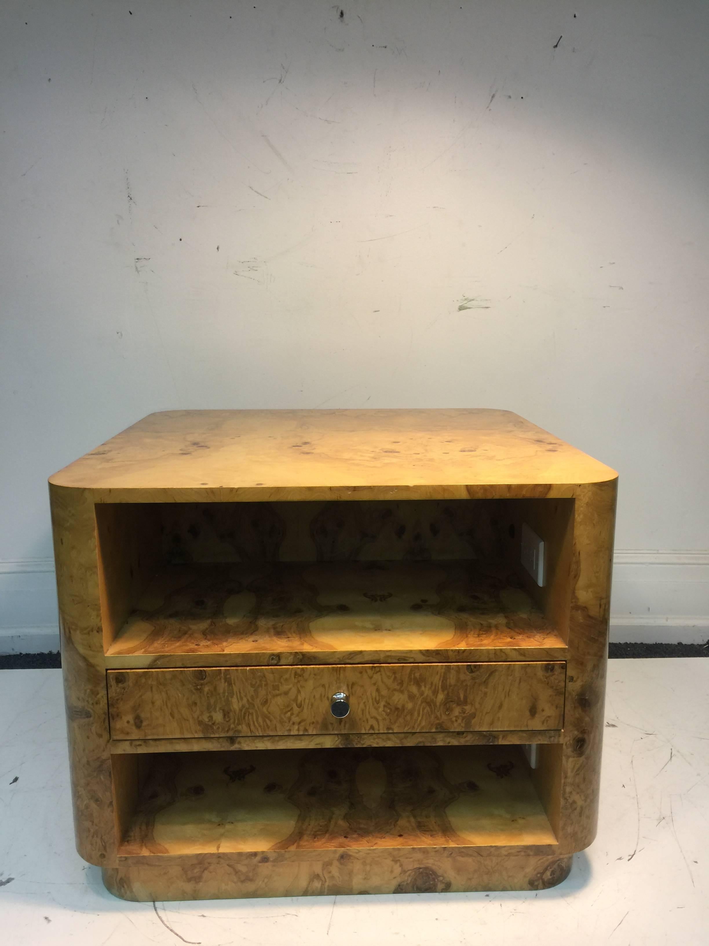 Mid-Century Modern Fabulous Burl Wood Coffee Table or Center Table by Milo Baughman For Sale