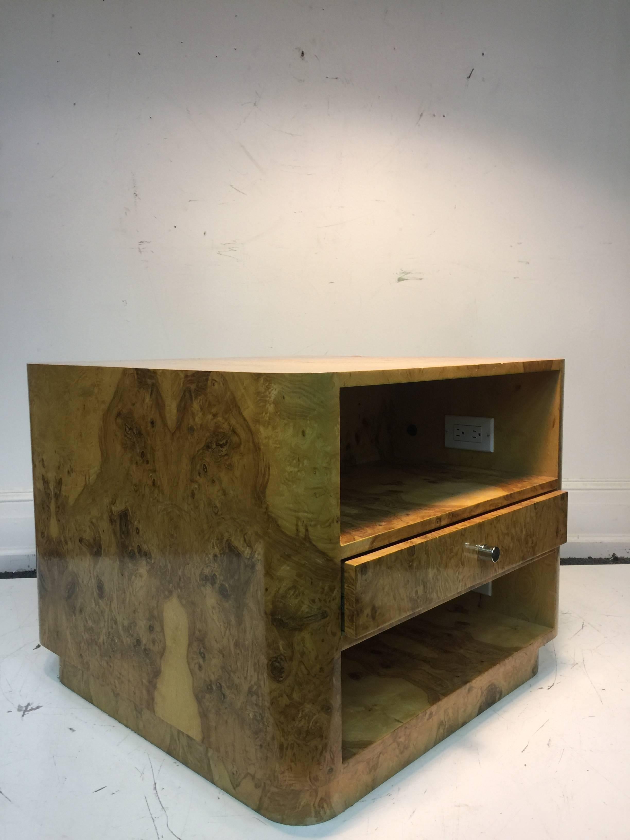 Fabulous Burl Wood Coffee Table or Center Table by Milo Baughman For Sale 1