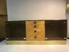 Magnificent Burl Wood Four-Drawer Sideboard or Credenza by Milo Baughman