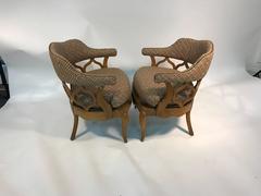 Fabulous Pair of Sculptural Lounge Chairs in the Manner of William Billy Haines