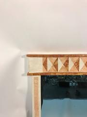 Magnificent Tessellated Marble Wall Mirror by Maitland Smith
