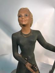 Amazing Art Deco Era Executive Club Airline Advertisement or Sign