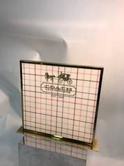 Fabulous COACH Advertising Window Display Sign in Brass