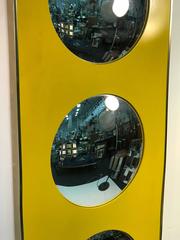 Iconic Pop Art Bubble Framed Wall Mirror by Turner