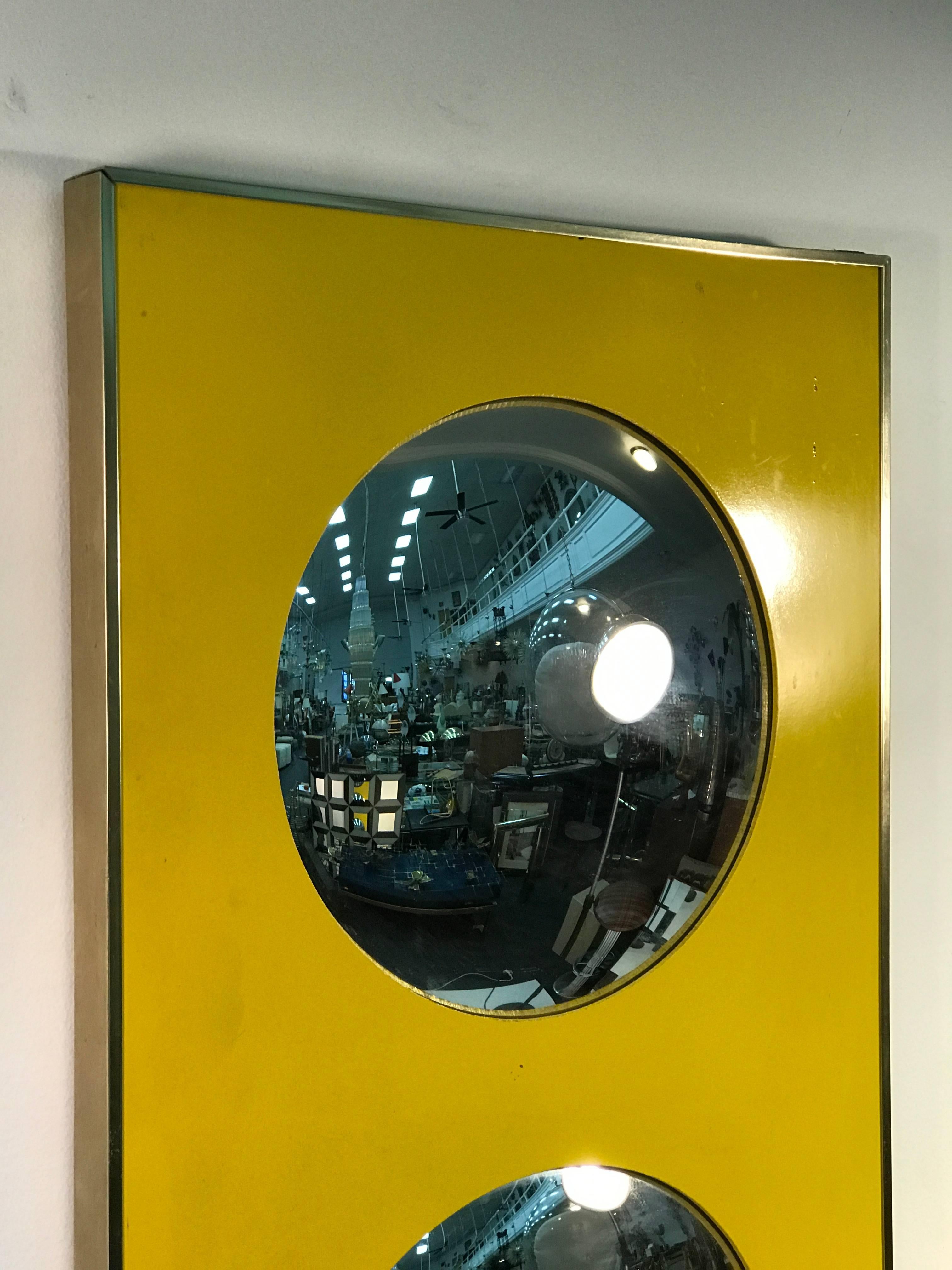 Post-Modern Iconic Pop Art Bubble Framed Wall Mirror by Turner For Sale