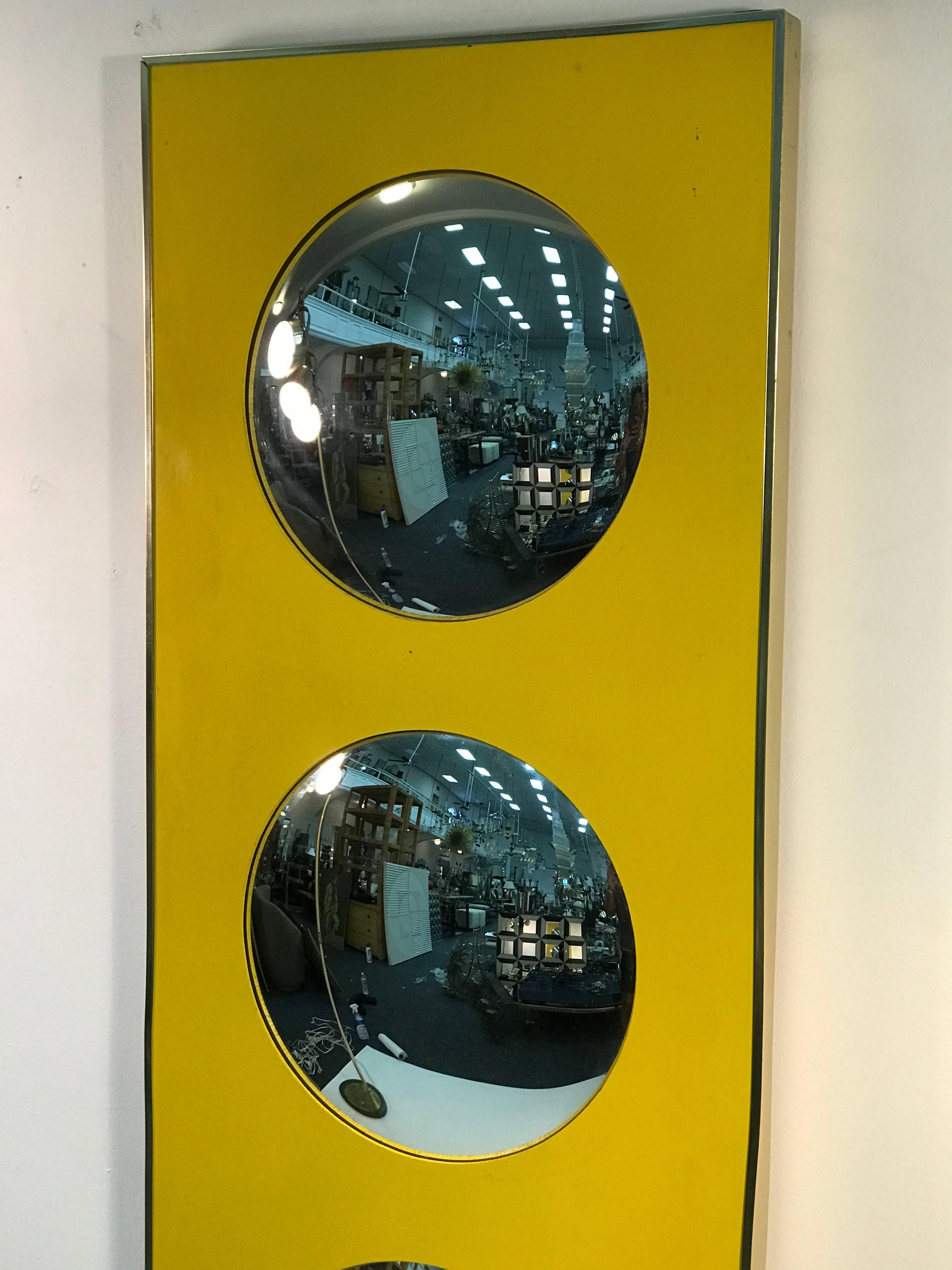 20th Century Iconic Pop Art Bubble Framed Wall Mirror by Turner For Sale