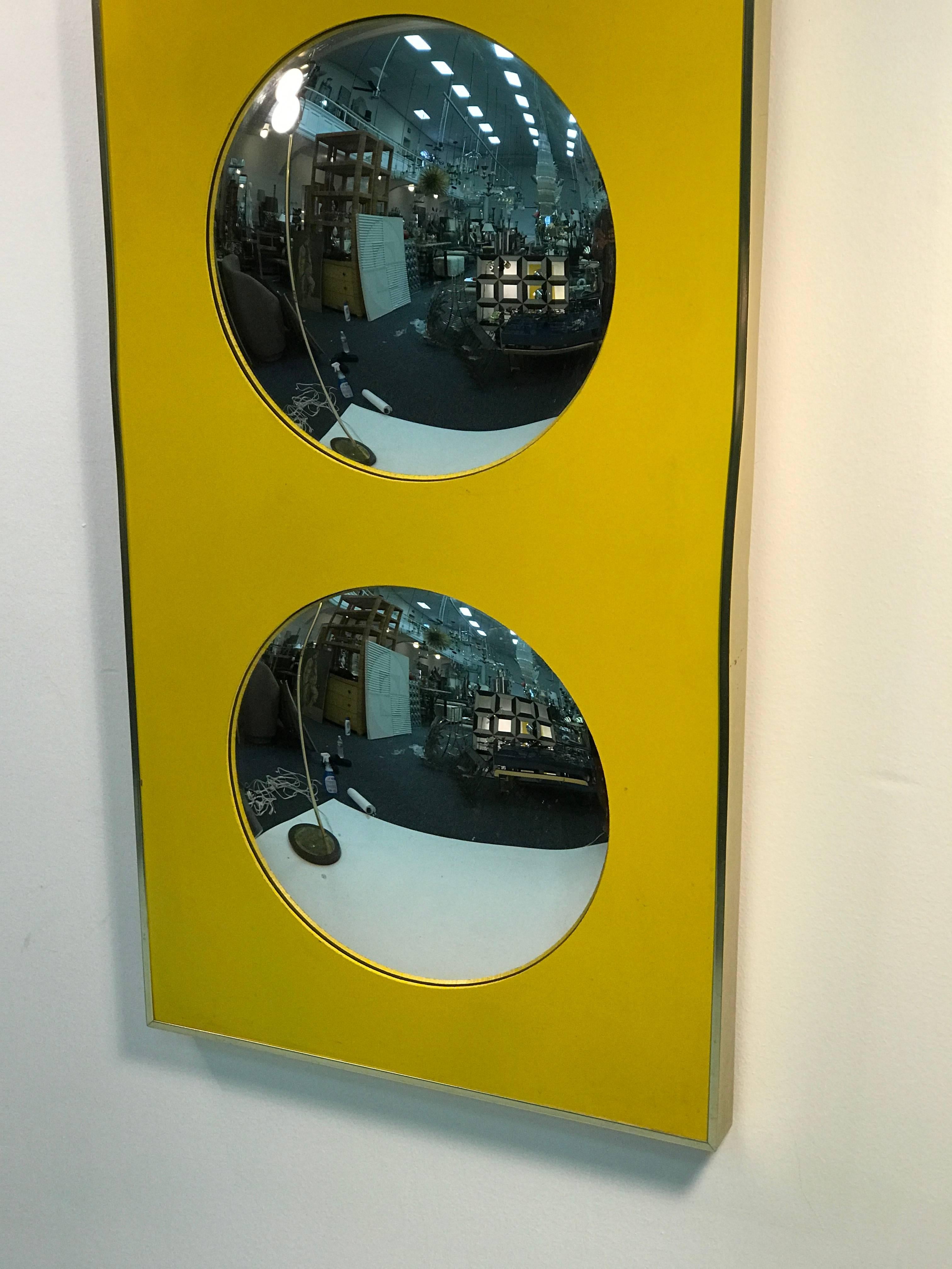 Acrylic Iconic Pop Art Bubble Framed Wall Mirror by Turner For Sale