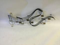 Fantastic Curtis Jere Musical Score Wall Sculpture