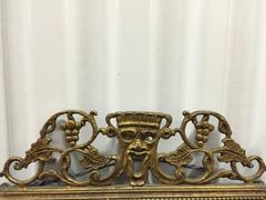 Elegant 1920s Bronze Bacchus Mirror by Oscar Bach