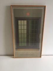 Modern Poster of French Doors by Canadian Artist Christopher Pratt