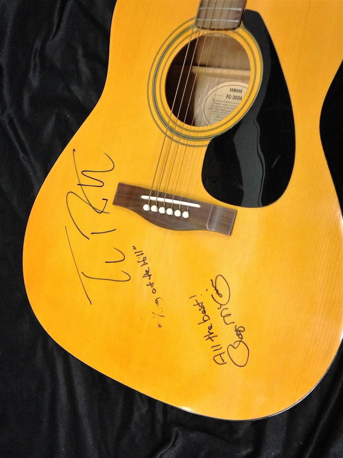 Modern Tom Petty and Roger McGuinn Autographed Guitar For Sale