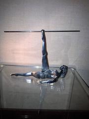 Donald Drumm Aluminum Acrobat Sculpture