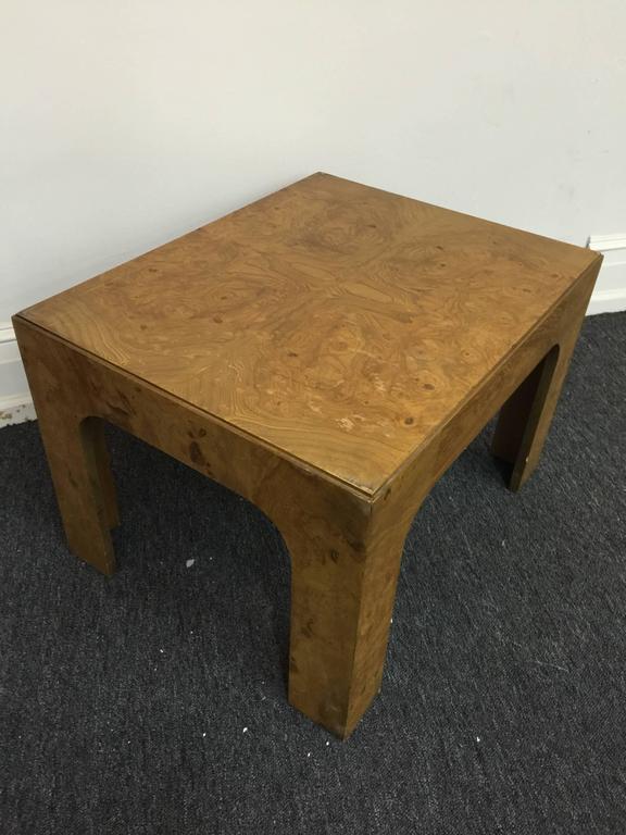 Burl Wood Coffee Table by Milo Baughman, circa 1970 In Good Condition For Sale In Mount Penn, PA
