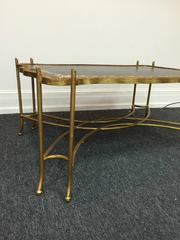 Vintage Italian Coffee or Cocktail Table with Floral Banding