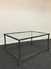 Vintage Forged Iron Table in the Manner of Diego Giacometti