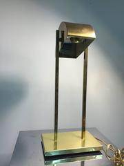 Superb Italian Brass Articulating Desk Lamp in the Manner of Karl Springer