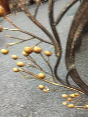 Beautiful Faux Bois Wall Mirror, circa 1970