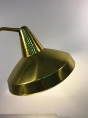 Midcentury  Articulated Brass Desk Lamp, circa 1960