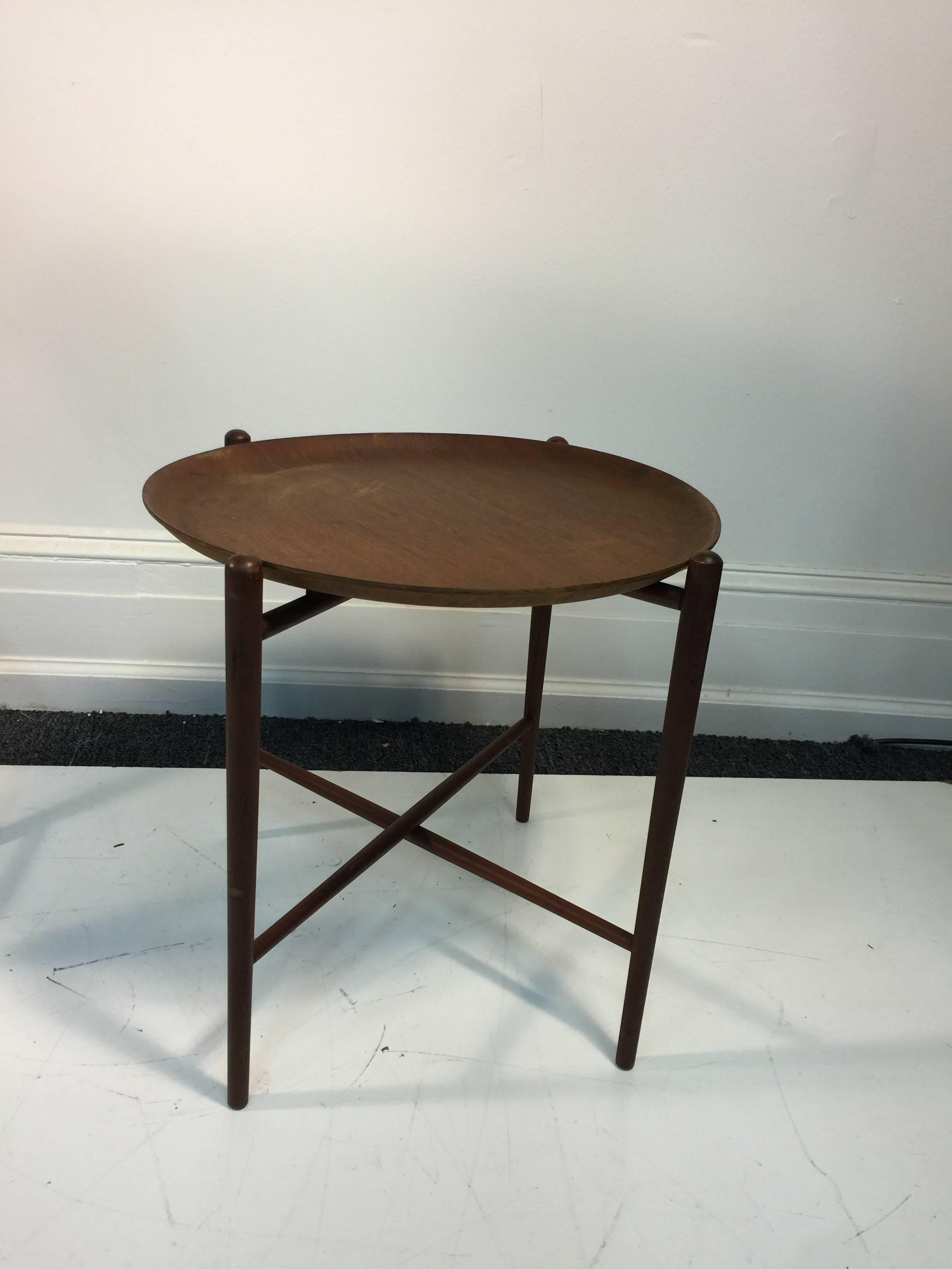 Terrific Set of Two Danish Modern Tray Tables, circa 1970 For Sale 2