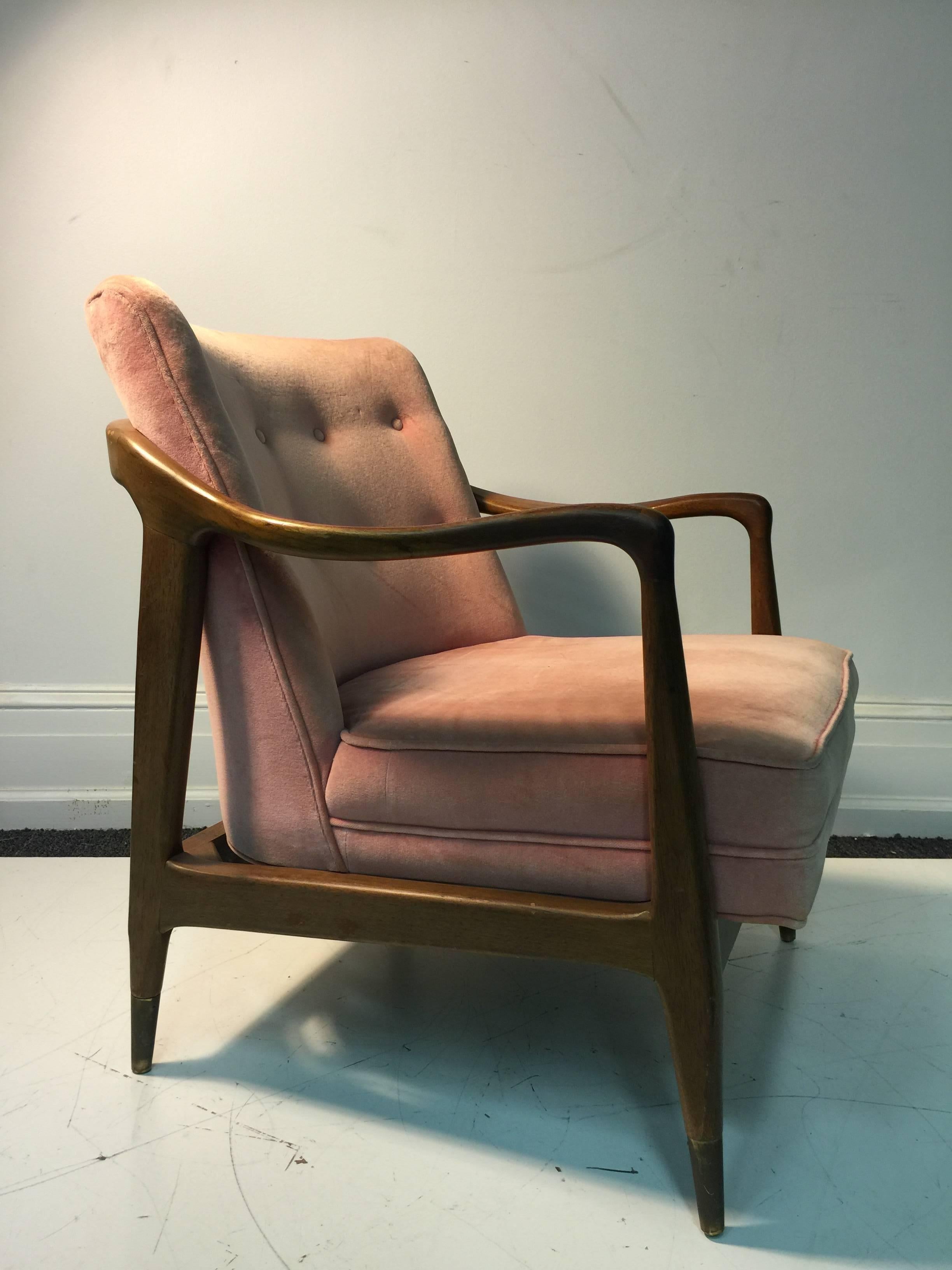 20th Century Wonderful Hans Wegner Style Danish Modern Armchair For Sale