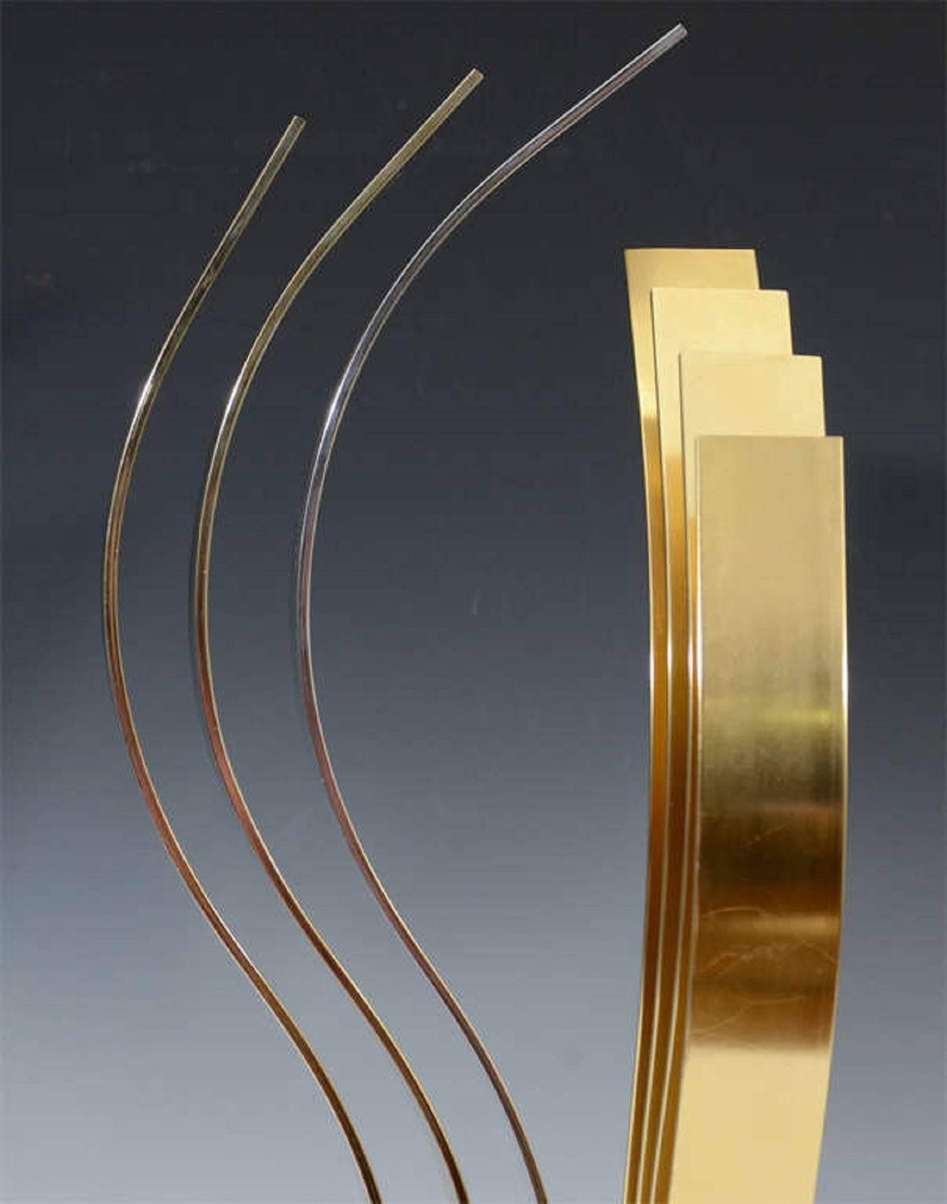 Modern Amazing Abstract Kinetic Sculpture by Dan Murphy, Signed and Dated For Sale