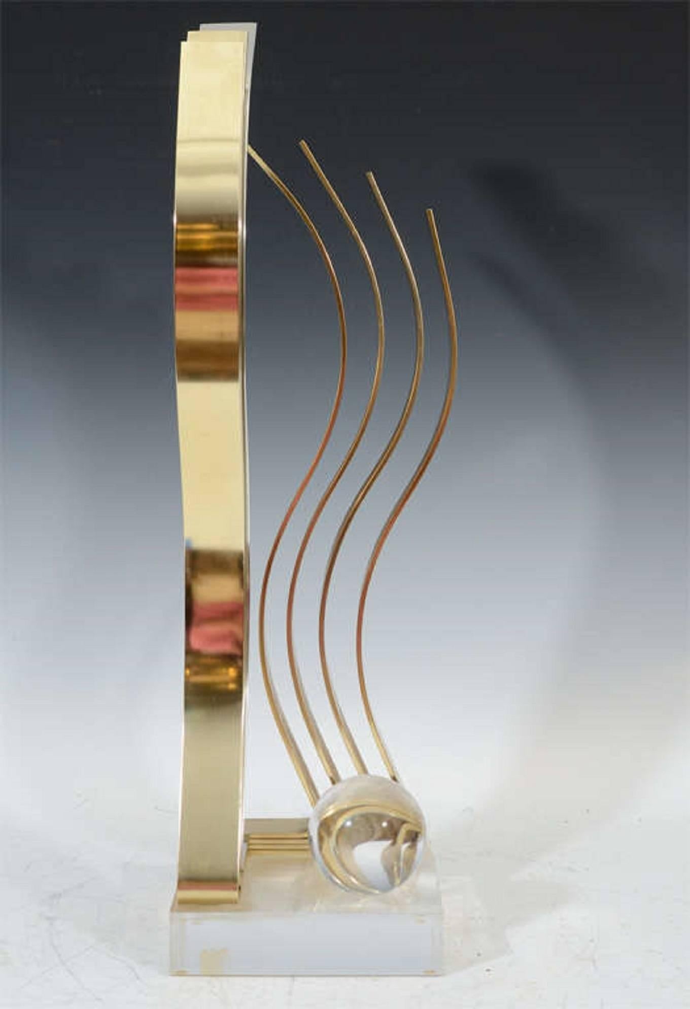 American Amazing Abstract Kinetic Sculpture by Dan Murphy, Signed and Dated For Sale