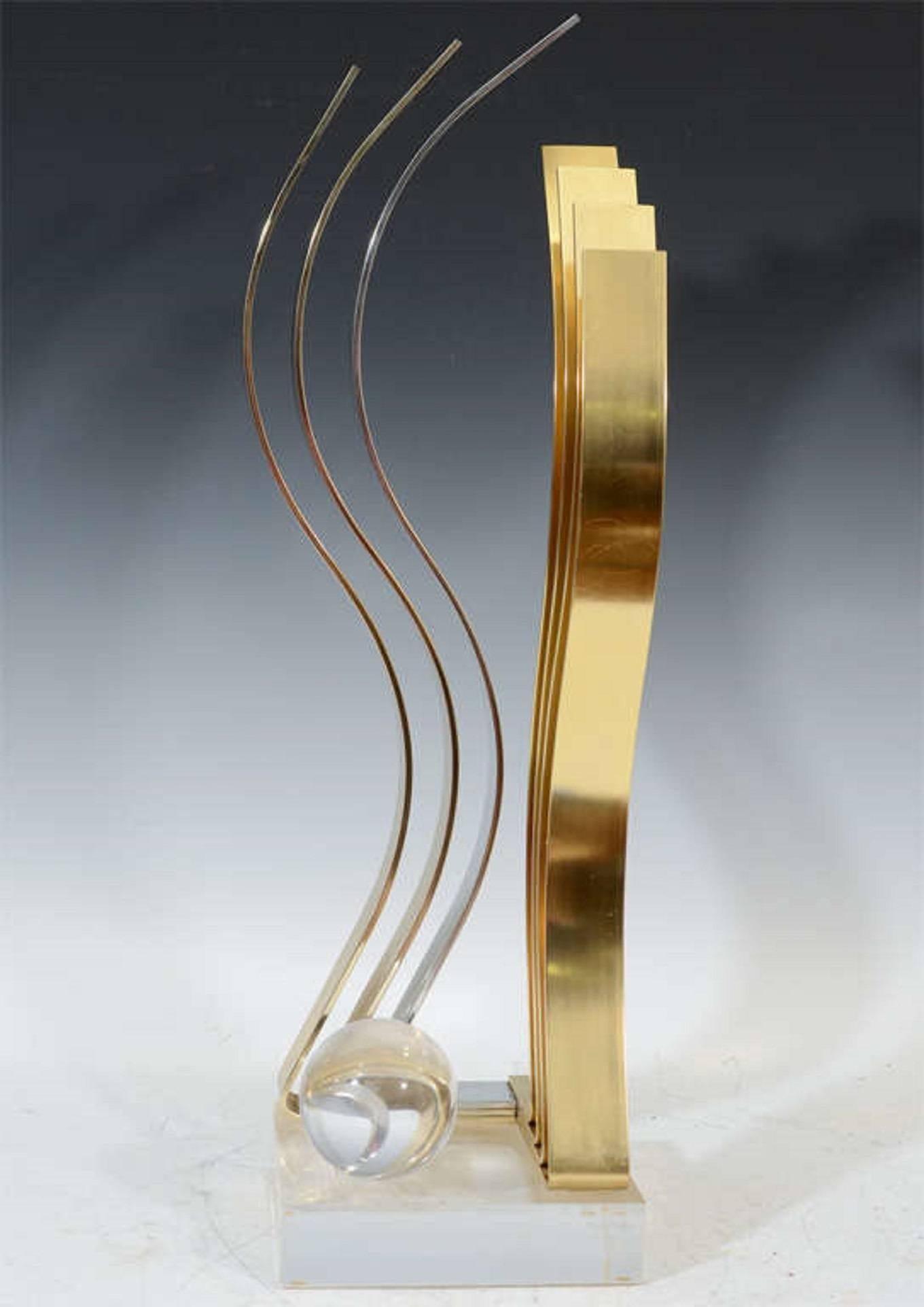 Amazing Abstract Kinetic Sculpture by Dan Murphy, Signed and Dated For Sale 2