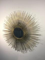Stunning and Dramatic Sunburst Wall-Mirror by Curtis Jere