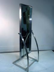 Spectacular Milo Baughman Modernist Full Length Mirror
