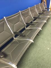 Exceptional Pair of Seven-Seat Eames for Herman Miller Airport Benches