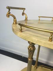 Gorgeous Lacquered Goatskin Bar with Unusual Finish by Aldo Tura