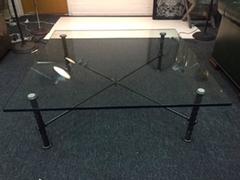 Sculptural Iron Coffee Table with Beautiful Birds in the Manner of Giacometti