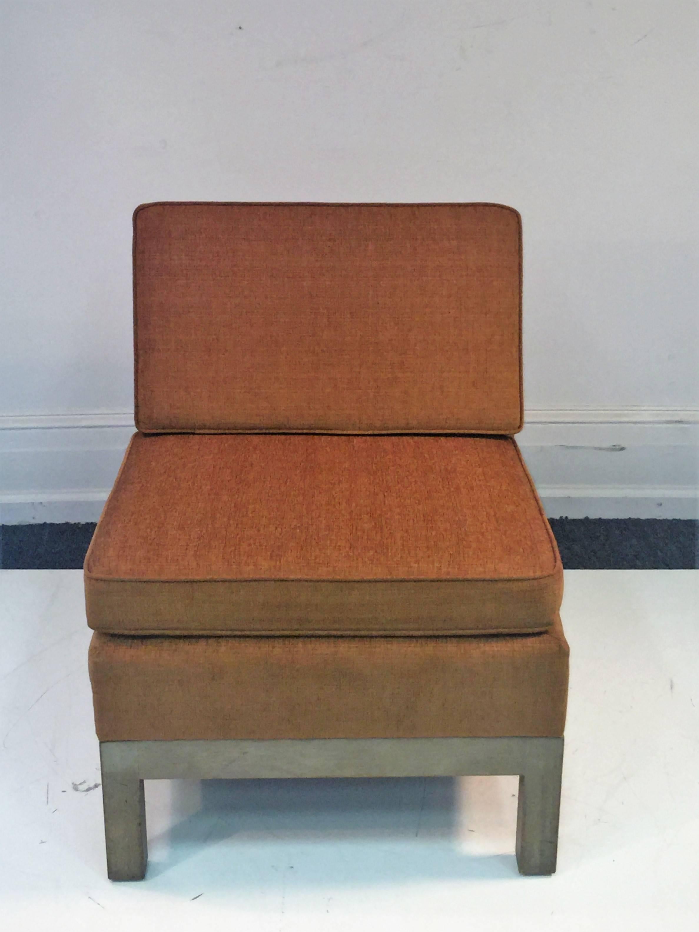 Mid-Century Modern Phenomenal Modernist Pair of His/Hers Cerused Oak Armchairs For Sale
