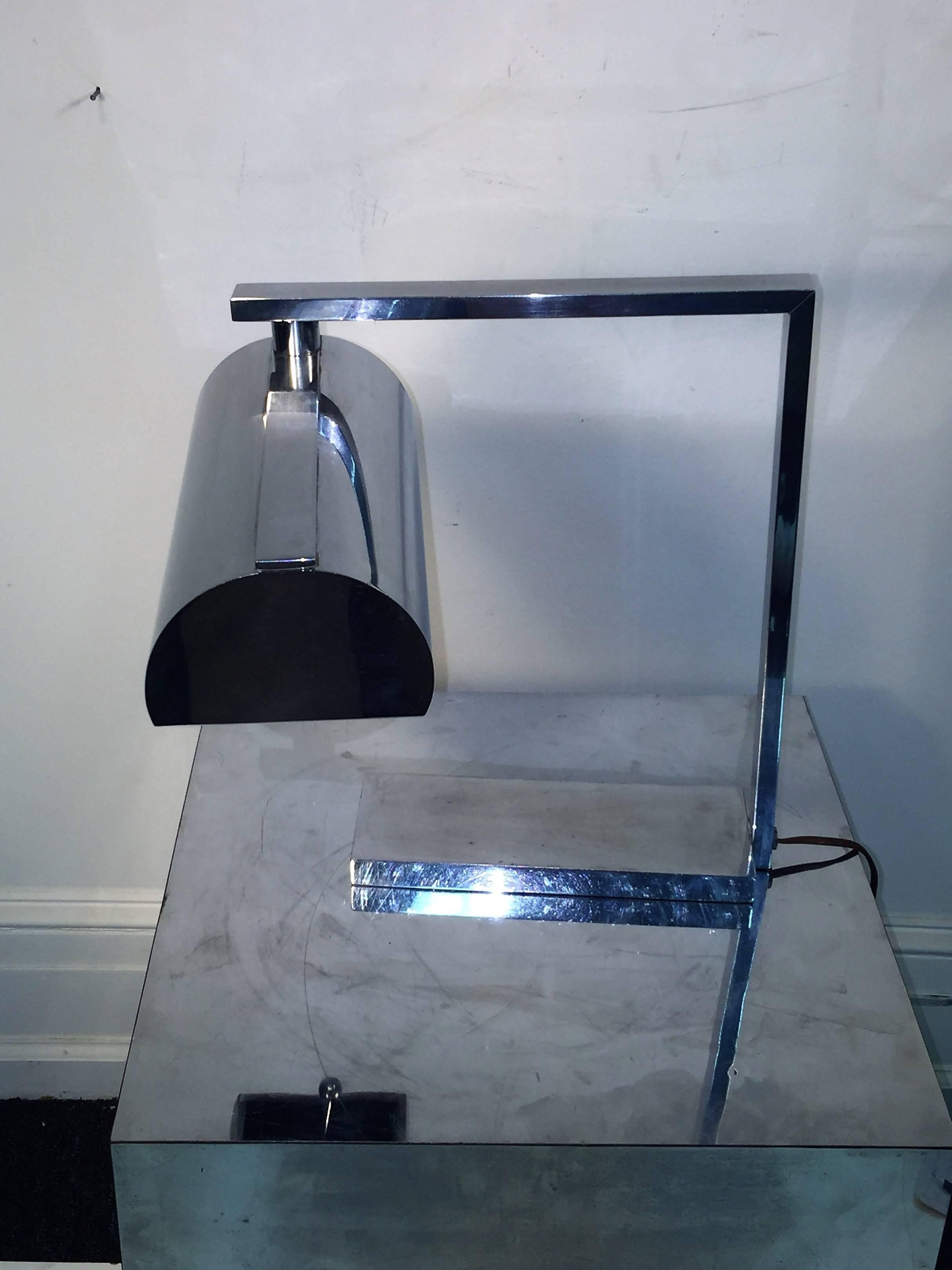 American Spectacular Modernist Art Deco Desk Lamp by Donald Deskey For Sale