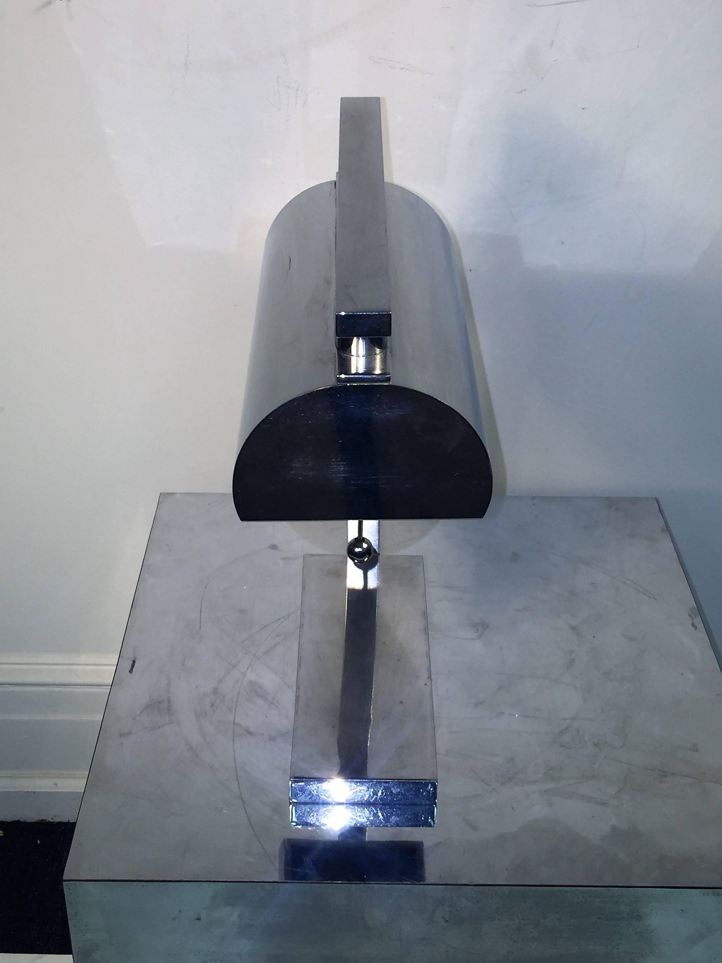 Mid-20th Century Spectacular Modernist Art Deco Desk Lamp by Donald Deskey For Sale