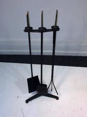 Pair of Modernist Donald Deskey Fire Tools