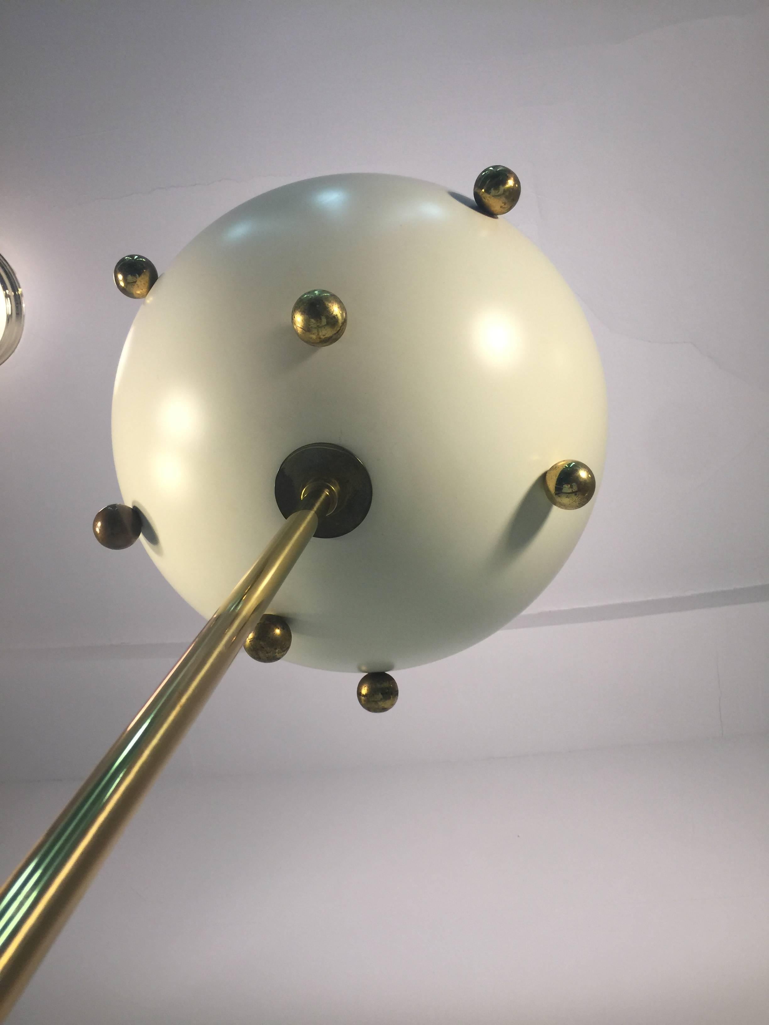 Mid-Century Modern Exceptional Sculptural Torchere Attributed to Italian Designer Angelo Lelli For Sale